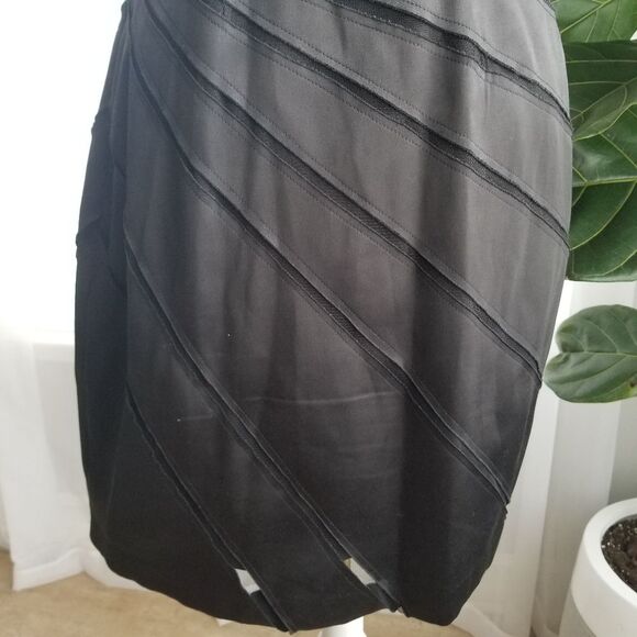 Leslie Fay layered abstract evening dress size 10 - Picture 8 of 13